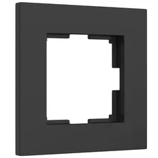 Изображение Рамка на 1 пост Slab (черный матовый) W0012908