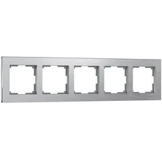 Изображение Рамка на 5 постов Aluminium (алюминий) W0051706